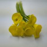80 Yellow Mini Calla Lilies - 19 in long